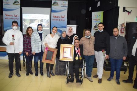 حفل تكريم للبطل الأوليمبي اياد شلبي في اكسال